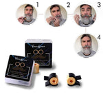 BellyLady 5Pcs Beard Hair Growth Oil Men Moustache Cream Beard Oil Kit with Moustache Comb Brush Storage Bag Styling Beard Set