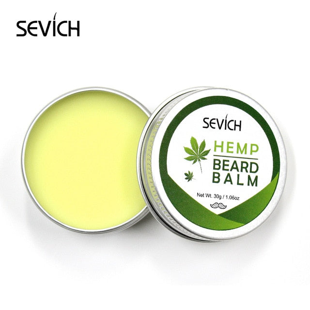 one set 2pcs beard growth product Natural Beard Balm For Smooth  Beard oil Professional For  Growth Organic Mustache Wax Styling