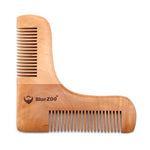 Beard Shaping Styling Template Beard Comb Sandalwood Men Shaving Tools Comb for Hair Beard Trim Template Combs NEW ARRIVAL