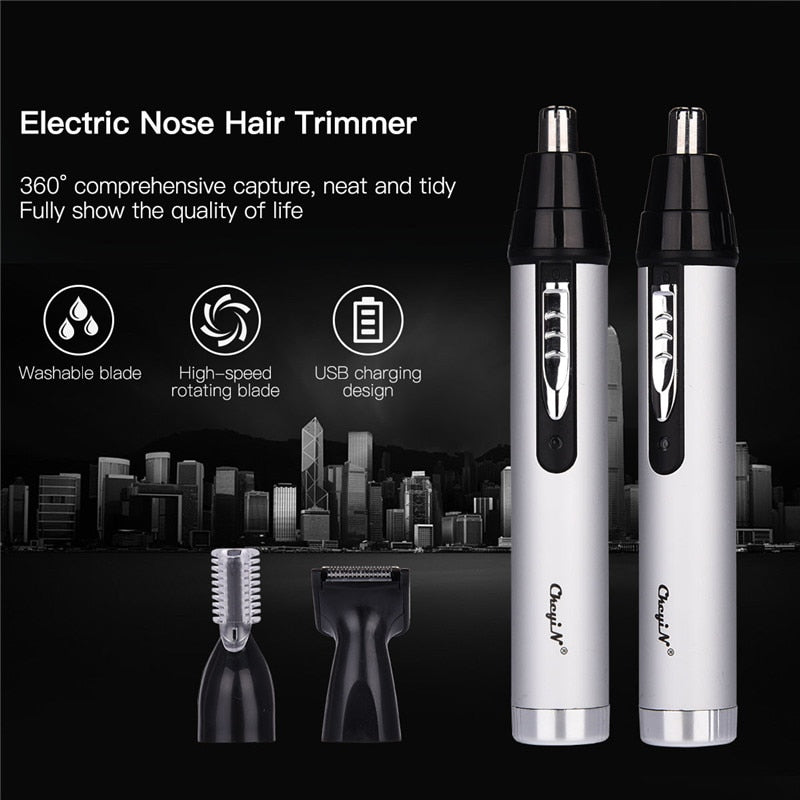 Fast shaving Men Electric Nose Ear Hair Trimmer Painless Women trimming sideburns eyebrows Beard hair clipper cut Shaver49