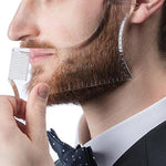 Men Beard Shaping Styling Template Comb Men's Beards Combs Beauty Tool for Hair Beard Trim Templates